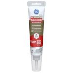 GE Waterproof Silicone Caulk for Showers, 2.8 oz