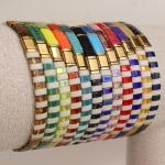 Colorful Beaded Stretch Bracelet for Women