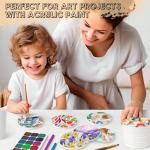 Round Unglazed Ceramic Coasters for Art Projects