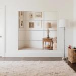 Frameless Full-Length Shower Floor Mirror Tiles