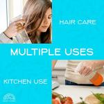 Amber Glass Spray Bottles with Silicone Sleeve - 2 Pack