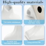 Vintage White Ceramic Towel Bar Rod Holder Set