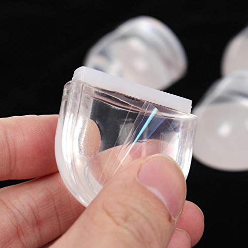 Transparent Self-Adhesive Shower Door Stopper Set