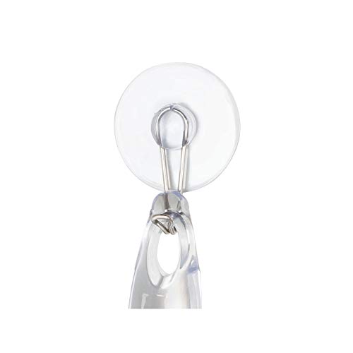 Clear Plastic Shower Squeegee with Suction Hook