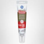 GE Waterproof Silicone Caulk for Showers, 2.8 oz