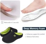 Two-Tone Memory Foam Slippers for Men