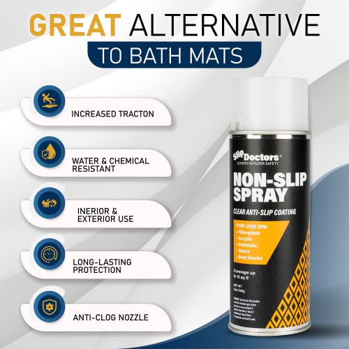 Anti-Slip Clear Coating for Shower and Floors
