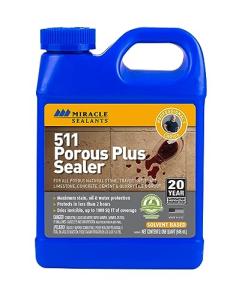 Miracle Sealants 511 Porous Plus Premium Countertop, Stone, and Tile Sealer, Quart