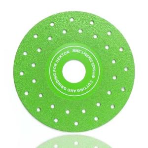 3PCS 4.5" Ultra Thin Diamond Grinding Discs Air Brazed Cutting Blades for Ceramic/Glass/Marble/Granite Angle Grinder Saw Blade Set (1)