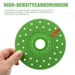 3PCS 4.5" Ultra Thin Diamond Grinding Discs Air Brazed Cutting Blades for Ceramic/Glass/Marble/Granite Angle Grinder Saw Blade Set (1)