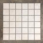 2x2 Beige Matte Porcelain Mosaic Floor and Wall Tile