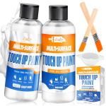 White Touch Up Paint - 7oz Upgraded Matte and Gloss Multi Surface Touch Up Paint Pen for Repairing Scratches, Chips, Cracks on Tubs, Tiles, Enamel, Wood - Tile Paint for Walls, Doors, Furniture