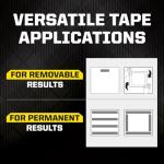 Scotch-Mount Multi-Purpose Gel Tape, Double-Sided Tape for Heavy Duty Applications, Removable Mounting Tape, Nano Tape, Water-Resistant Clear Mounting Tape, Holds up to 20 lbs, 1-Pack