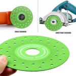 3PCS 4.5" Ultra Thin Diamond Grinding Discs Air Brazed Cutting Blades for Ceramic/Glass/Marble/Granite Angle Grinder Saw Blade Set (1)