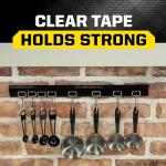 Scotch-Mount Multi-Purpose Gel Tape, Double-Sided Tape for Heavy Duty Applications, Removable Mounting Tape, Nano Tape, Water-Resistant Clear Mounting Tape, Holds up to 20 lbs, 1-Pack