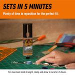 Gorilla 2 Part Epoxy, Clear Epoxy, 0.85 Ounce Syringe (Pack of 1) - 5 Minute Set, Incredibly Strong Bonding