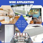 White Touch Up Paint - 7oz Upgraded Matte and Gloss Multi Surface Touch Up Paint Pen for Repairing Scratches, Chips, Cracks on Tubs, Tiles, Enamel, Wood - Tile Paint for Walls, Doors, Furniture