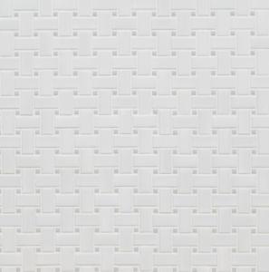 MSI White and Gray Matte Basketweave Porcelain Tile for Kitchen Backsplash, Floor Tile, Wall Tile for Bathroom, Shower Wall Tile, Mesh Mounted Mosaic Tile, Sample