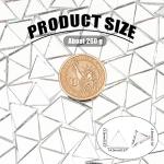 PH PandaHall 260g 0.5 inch Triangle Glass Mirror Tiles Mini Glass Decorative Mosaic Tiles for Home Decoration Crafts Jewelry Making, Clear