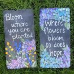 GDYIHANG 12 x 9Inch 8 Pack Slate Cheese Board with Natural Edge for Kitchen Dining Party, Charcuterie Stone Plates for Cake Fruit Meat Appetizers Dried Fruits Display Chalkboard, Set of 8