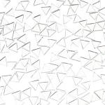 PH PandaHall 260g 0.5 inch Triangle Glass Mirror Tiles Mini Glass Decorative Mosaic Tiles for Home Decoration Crafts Jewelry Making, Clear