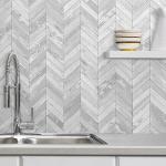 DICOFUN 10-Sheet White Wood Peel and Stick Backsplash, Vintage PVC Stick on Backsplash Wall Tiles for Kitchen and Bathroom