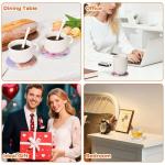 COYMOS 24 Pcs Round Ceramic Tiles for Crafts 4x4 White Ceramic Coasters for Crafts with Cork Backing Pads Blank Unglazed Tiles for Painting, Alcohol Ink, Acrylic Pouring, DIY Coaster