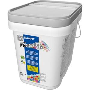 MAPEI Flexcolor 3D, Ready-to-Use, Translucent Grout, Non-Sag with Irredescent Effect Finish, 5202 Frosted Glass 0.5 Gallon Pail (Frosted Glass, 0.5 Gallon)