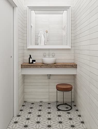 Allora Hexagon Matte Porcelain Shower Floor Tile