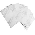 AULIGET 100-Piece White Marble Look Peel and Stick Backsplash Wall Tiles, 3" x 6" PVC Faux Stone Stick on Tile for Backsplash Kitchen, Bathroom, Laundry Room, Camper, Fireplace
