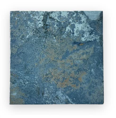 Aquarium Blue Glazed 6x6 Porcelain Shower Tile