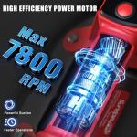 SundpeyPRO Electric Glass Suction Cup - 10" Heavy Duty Window Suction Cup Max Load 662lbs with 2 x 3.0Ah Batteries & Charger & Digital Display & 4 Layer Leakproof for Glass Tile Granite Windshields