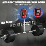 SundpeyPRO Electric Glass Suction Cup - 10" Heavy Duty Window Suction Cup Max Load 662lbs with 2 x 3.0Ah Batteries & Charger & Digital Display & 4 Layer Leakproof for Glass Tile Granite Windshields