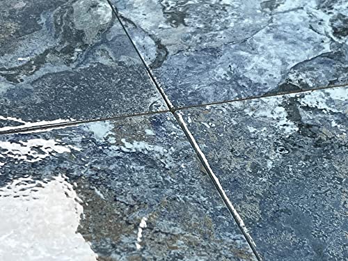 Aquarium Blue Glazed 6x6 Porcelain Shower Tile