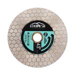 LEKOMESH Tile Blade 4.5"/115mm Diamond Saw Blade Hexagon Design for Cutting and Grinding Granite Marble Ceramic Porcelain Tile,Arbor 7/8"-5/8"
