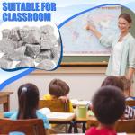 Tandefio 24 Pack Oolitic Limestone 1" Limestone Rock Sedimentary Rock Specimens for Aquarium Experiment Back to School Science Classrooms Class Teaching Aid, Ages 8 up