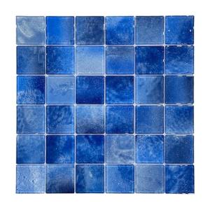 9 Sheets Glass Mosaic Tiles Backsplash, Pool Tiles,12" x 12" Kitchen Backsplash Tile
