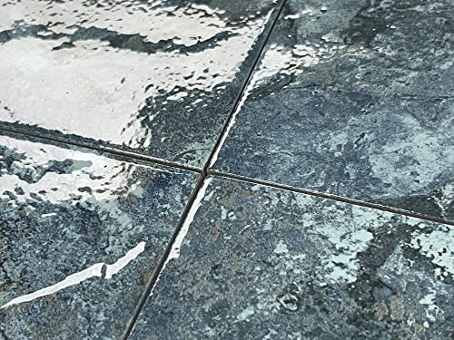 Aquarium Blue Glazed 6x6 Porcelain Shower Tile