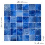 9 Sheets Glass Mosaic Tiles Backsplash, Pool Tiles,12" x 12" Kitchen Backsplash Tile