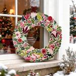 Artspac Petal Ceramic Mosaic Tiles for Crafts, 454g Mosaic Tiles Ceramic,Floral Mosaic Craft Supplies for Garden Spring Decoration