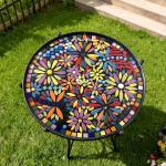 Artspac Petal Ceramic Mosaic Tiles for Crafts, 454g Mosaic Tiles Ceramic,Floral Mosaic Craft Supplies for Garden Spring Decoration