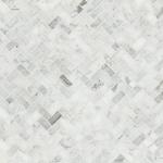 MSI Calacatta Cressa Herringbone Honed Marble Tile for Kitchen Backsplash, Wall Tile for Bathroom, Accent Wall Tile, and Shower Wall Tile, Mesh-Mounted Mosaic Tile, 11.61 x 11.61, White, 10 Piece
