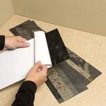 Aspect Peel and Stick Stone Overlay Kitchen Backsplash - Medley Slate (5.9" x 23.6" x 1/8" Panel - Approx. 1 sq ft) - Easy DIY Tile Backsplash