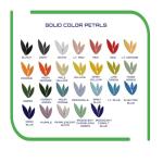 VerzTile Mosaic Tiles for Crafts - Petal Shaped Ceramic Tile Craft Hobbies & Art Projects 39 Color Options Endless Creativity DIY Design (Red & Oranges Mix)