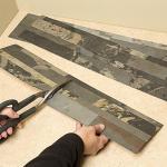 Aspect Peel and Stick Stone Overlay Kitchen Backsplash - Medley Slate (5.9" x 23.6" x 1/8" Panel - Approx. 1 sq ft) - Easy DIY Tile Backsplash