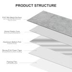 V-MOZZA Tile 100 Pieces Peel and Stick Backsplash Tiles, 3" x 6" PVC Subway Tile, Dark Slate Stick on Backsplash Tiles for Kitchen/Bathroom/Fireplace/Laundry/Camper