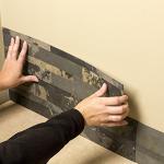 Aspect Peel and Stick Stone Overlay Kitchen Backsplash - Medley Slate (5.9" x 23.6" x 1/8" Panel - Approx. 1 sq ft) - Easy DIY Tile Backsplash