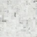 MSI Calacatta Cressa Herringbone Honed Marble Tile for Kitchen Backsplash, Wall Tile for Bathroom, Accent Wall Tile, and Shower Wall Tile, Mesh-Mounted Mosaic Tile, 11.61 x 11.61, White, 10 Piece