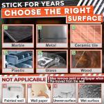 1.18" X 235" Heavy Duty Clear Double Sided Tape – Strong Double Sided Adhesive Tape – Wall Decoration, DIY, Office and Home Projects, No Tools Needed | Works on Tile, Glass, Wood, Metal, and Plastic