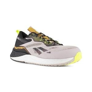 Reebok Work Men's Floatride Energy 3 Adventure Work Mauve, Black, and Green Composite Toe Boots